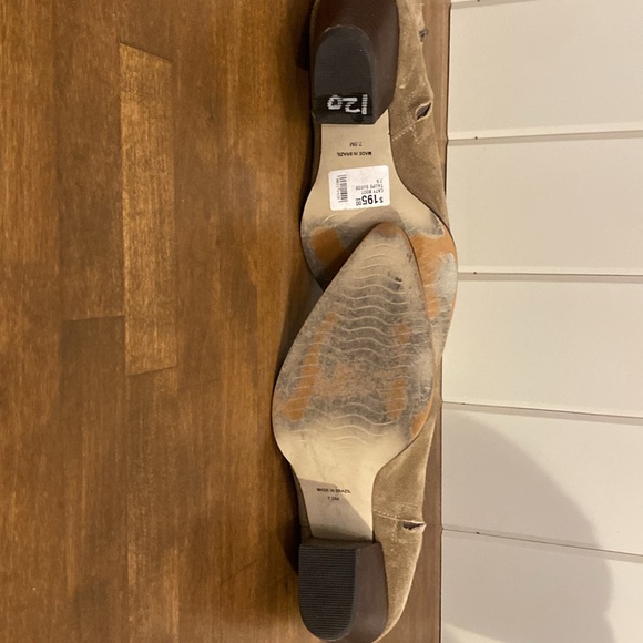 Caty Ankle Boot SZ 7.5 suede tan western - Picture 5 of 11